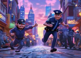 警察抓小偷儿歌视频 警察抓小偷儿歌视频大全