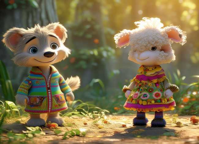 狼和羊的故事3-6岁幼儿故事书 - 幼儿故事狼和小羊的故事 狼和羊的故事3-6岁幼儿故事书 - 幼儿故事狼和小羊的故事