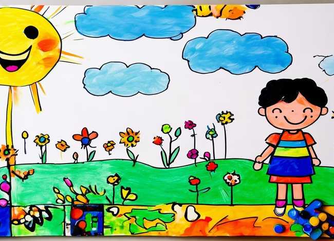 儿童书画图片(儿童书画图片简单) 儿童书画图片(儿童书画图片简单)
