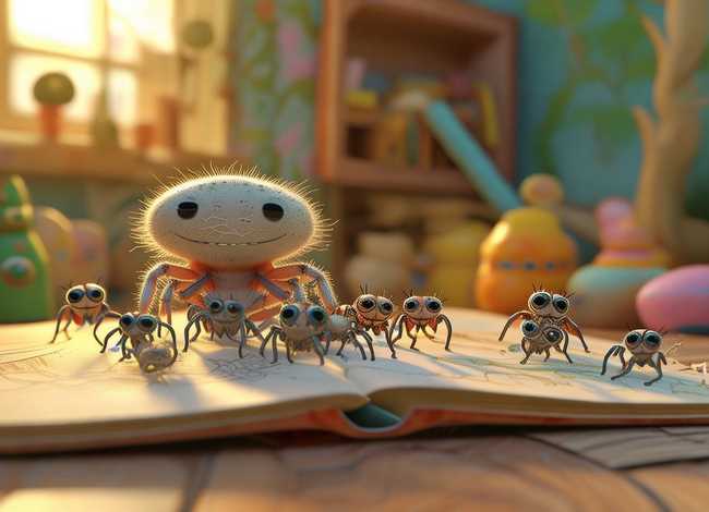 儿童故事蜘蛛的故事 - 蜘蛛的幼儿故事