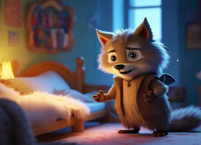 儿童睡前故事狼来了表演，宝宝睡前故事狼来了