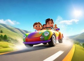 小跑车儿童视频、小跑车的视频