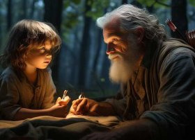 儿童睡前故事猎人打猎的故事；关于猎人的睡前故事