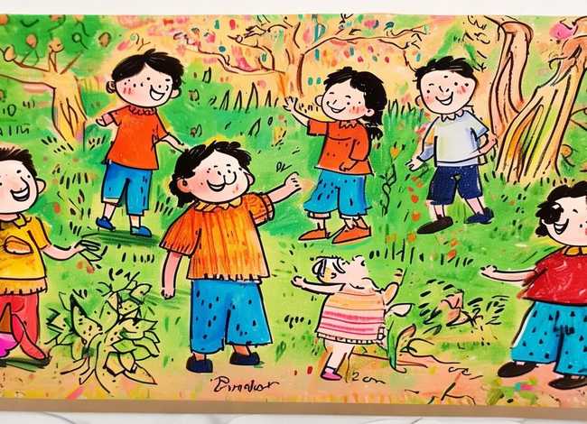 情节儿童画、儿童情节简笔画