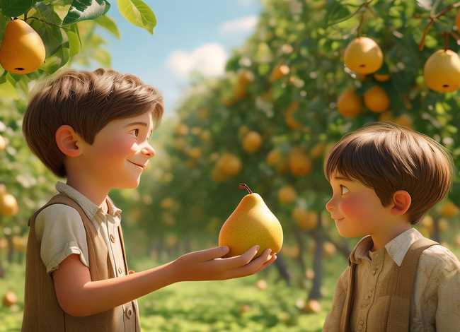 让梨的故事儿童版;古人让梨的故事 让梨的故事儿童版;古人让梨的故事