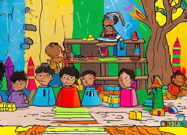 幼儿园的故事主题画（幼儿园的故事多主题简笔画）