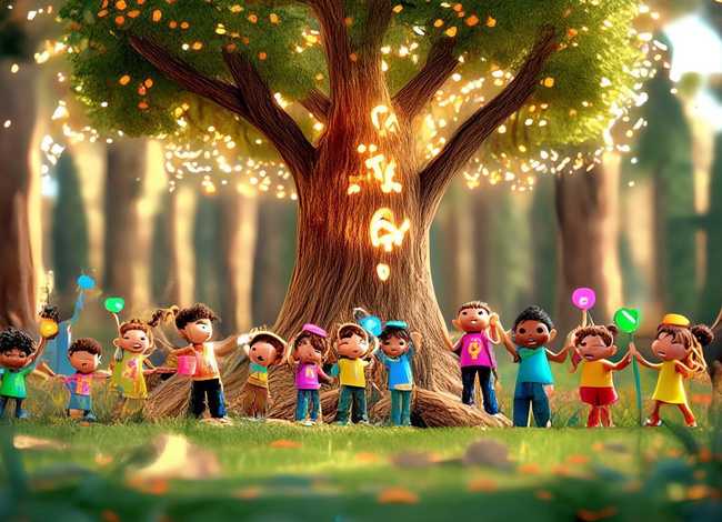 十个数字儿童故事 - 十个数字的故事