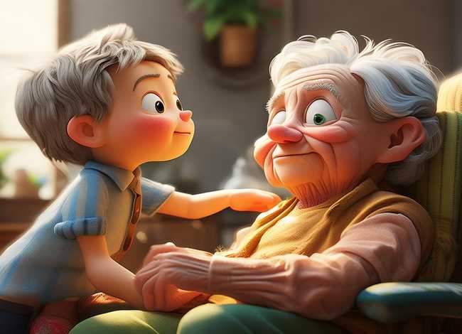 儿童孝德小故事 - 孝德小故事手稿