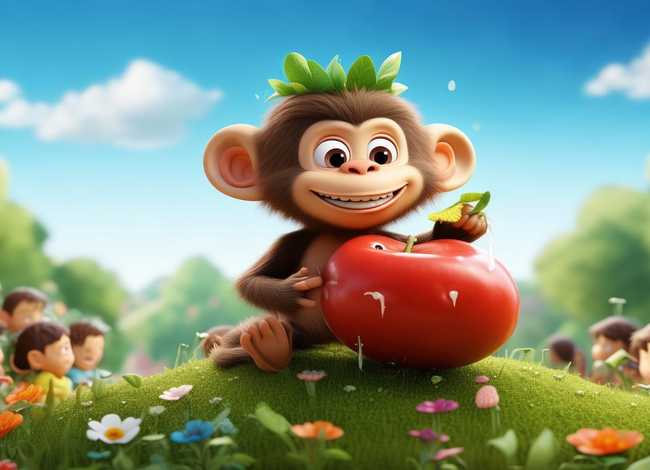 儿童故事猴吃西瓜内容；幼儿故事猴吃西瓜