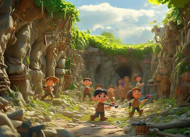 地道战儿童片；地道战儿童动画片