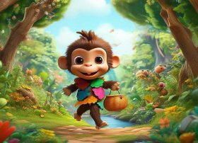 儿童故事 小猴子下山（幼儿小故事小猴子下山）