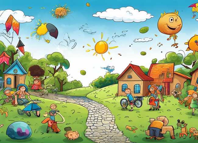 儿童简易故事绘画 - 儿童简单故事绘画本制作