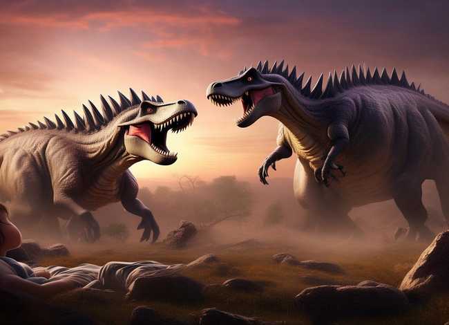 恐龙大战故事睡前（恐龙大战故事睡前故事）