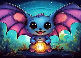 蝙蝠儿童简笔画 蝙蝠儿童简笔画图片