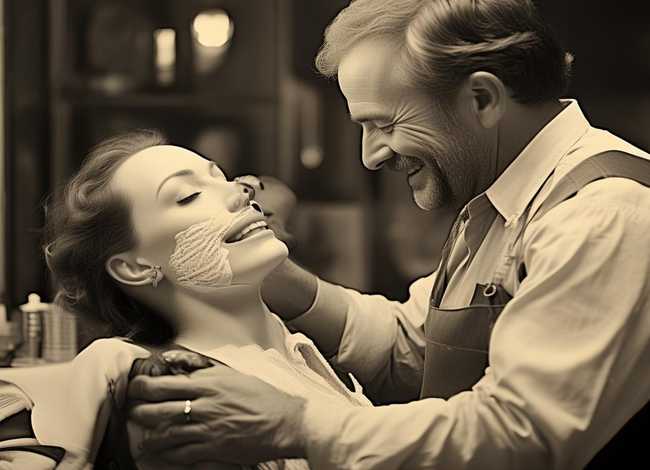 女士修面刮脸故事、女士修面刮脸故事图片