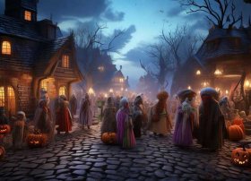 万圣节的由来和风俗简介（万圣节的由来和风俗简介英文）