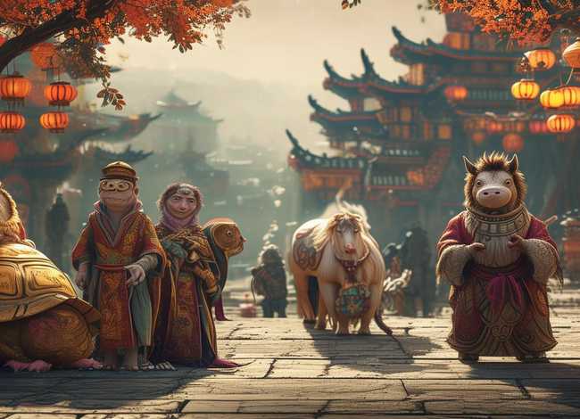 十二生肖的故事原文 - 十二生肖的故事原文及翻译