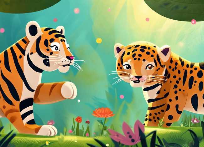 老虎和豹子的儿童故事、老虎和豹子的故事明白什么道理 老虎和豹子的儿童故事、老虎和豹子的故事明白什么道理