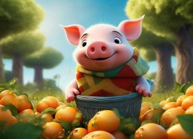 儿童故事小猪买橘子 小猪买橘子的故事