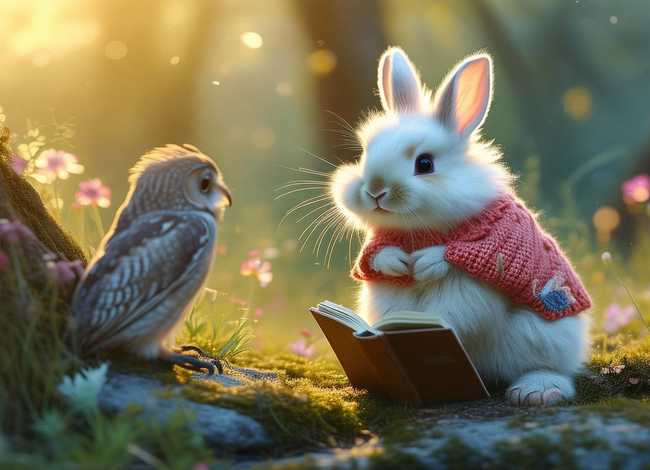 聪明的小白兔儿童故事,聪明的小白兔幼儿故事 聪明的小白兔儿童故事,聪明的小白兔幼儿故事