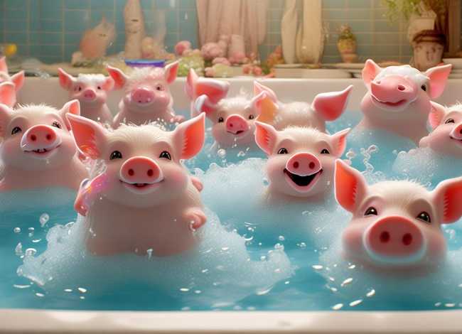 小猪洗澡幼儿故事（小猪洗澡幼儿故事视频）