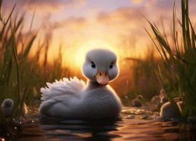 儿童睡前故事丑小鸭文字版 - 小儿故事睡前故事丑小鸭