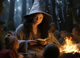 女巫故事儿童睡前故事、睡前故事 女巫