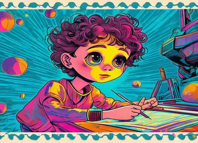 邮票儿童绘画、邮票儿童绘画科技类 邮票儿童绘画、邮票儿童绘画科技类