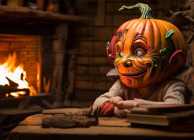 听儿童讲故事南瓜面具（南瓜面具看图讲故事）