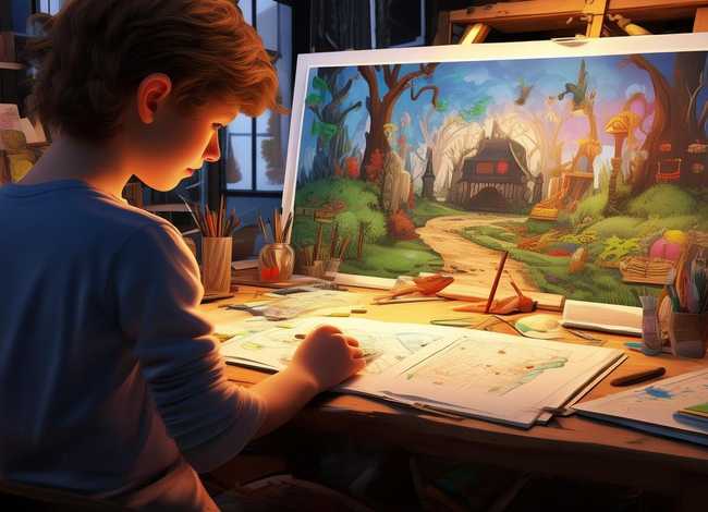 给故事配插图，给故事配插图怎么画