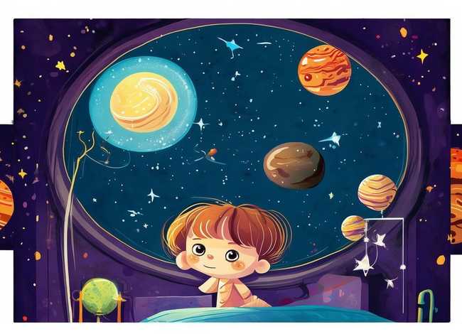 关于星球的儿童故事书、关于星球的睡前故事