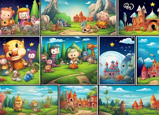 儿童连环画绘本 - 儿童绘本连环画10张