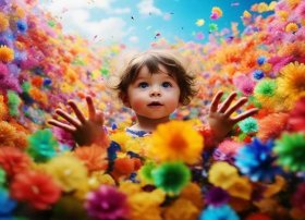 幼儿故事七色花绘本，幼儿故事七色花绘本图片