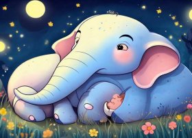 儿童睡前故事0-3岁长鼻子大象；长鼻子大象的故事视频