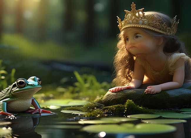 儿童睡前故事青蛙王子的故事、儿童睡前催眠故事青蛙王子