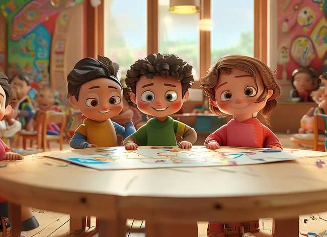 儿童故事简笔画幼儿园 - 幼儿小故事简笔画