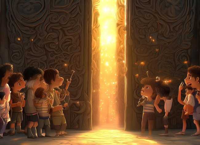 儿童故事动画片芝麻开门、动画片芝麻开门的故事