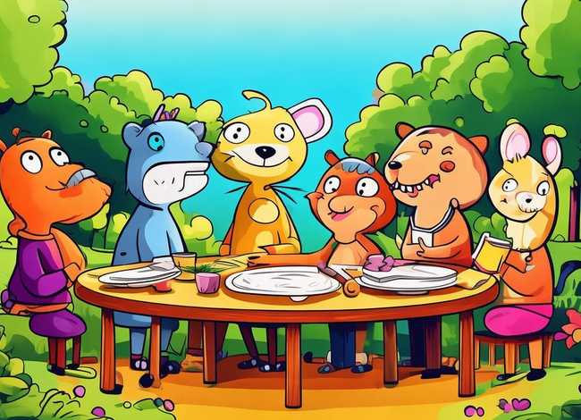 幼儿餐前故事文字；幼儿餐前故事文字图片