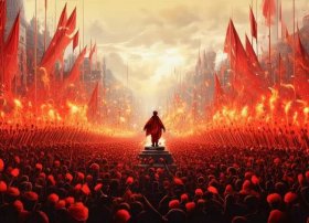 红色故事绘画获奖作品（红色故事绘画获奖作品图片）