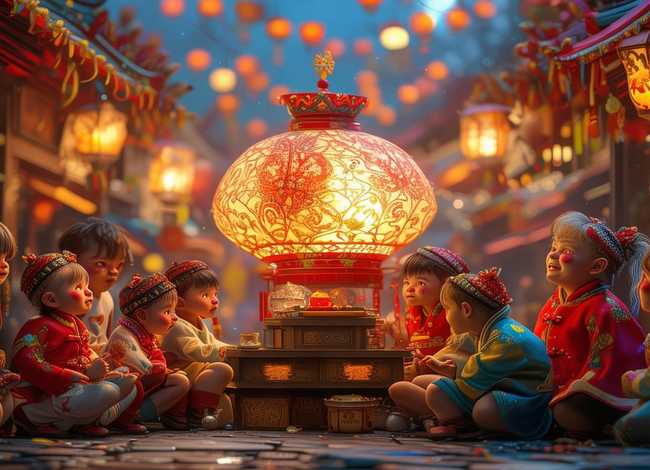 儿童故事春节的故事 - 幼儿故事春节的传说