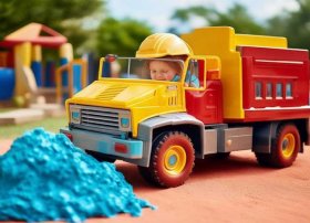 儿童故事3-6岁搅拌车、搅拌车的故事幼儿故事