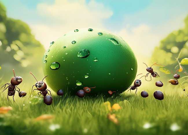 3-6岁儿童故事蚂蚁和西瓜、幼儿睡前故事蚂蚁和西瓜