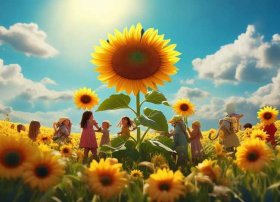 向日葵的故事儿童故事、向日葵的故事怎么写