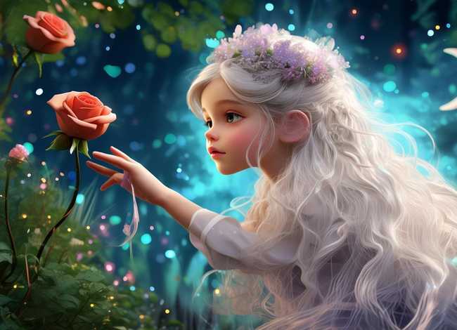 儿童故事绘本长发公主 长发公主的绘本故事