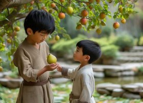 孔融让梨故事；孔融让梨的故事告诉我们什么道理