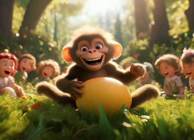 儿童故事猴吃西瓜，猴吃西瓜故事比赛视频