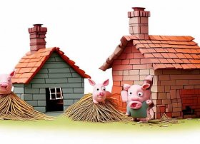 三只小猪儿童故事视频 - 三只小猪幼儿故事视频