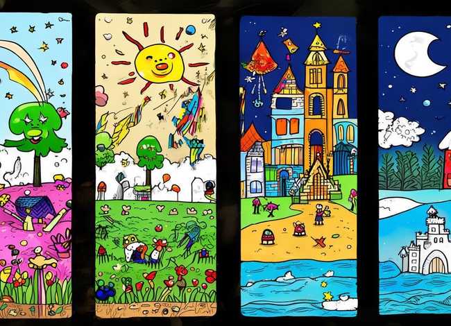 儿童手绘故事、幼儿手绘画故事4图