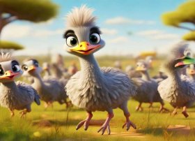 鸵鸟儿童故事（鸵鸟幼儿故事）