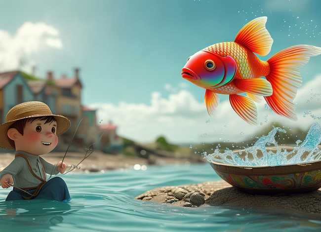 儿童故事金鱼和渔夫的故事（少儿故事渔夫和金鱼的故事）